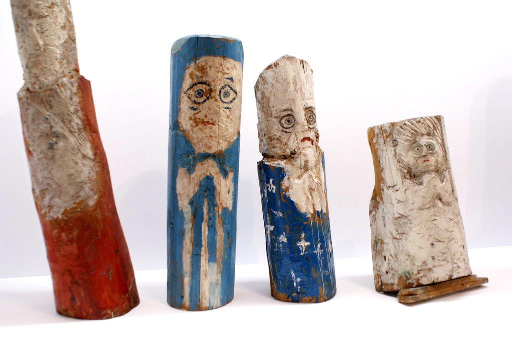 Sculptures d'Herodek au musée ethnographique de Cracovie.
