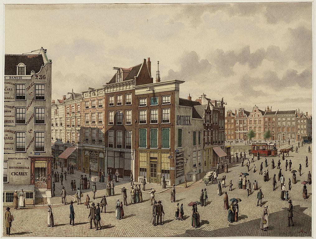 Illustration d'Amsterdam aux Archives municipales.